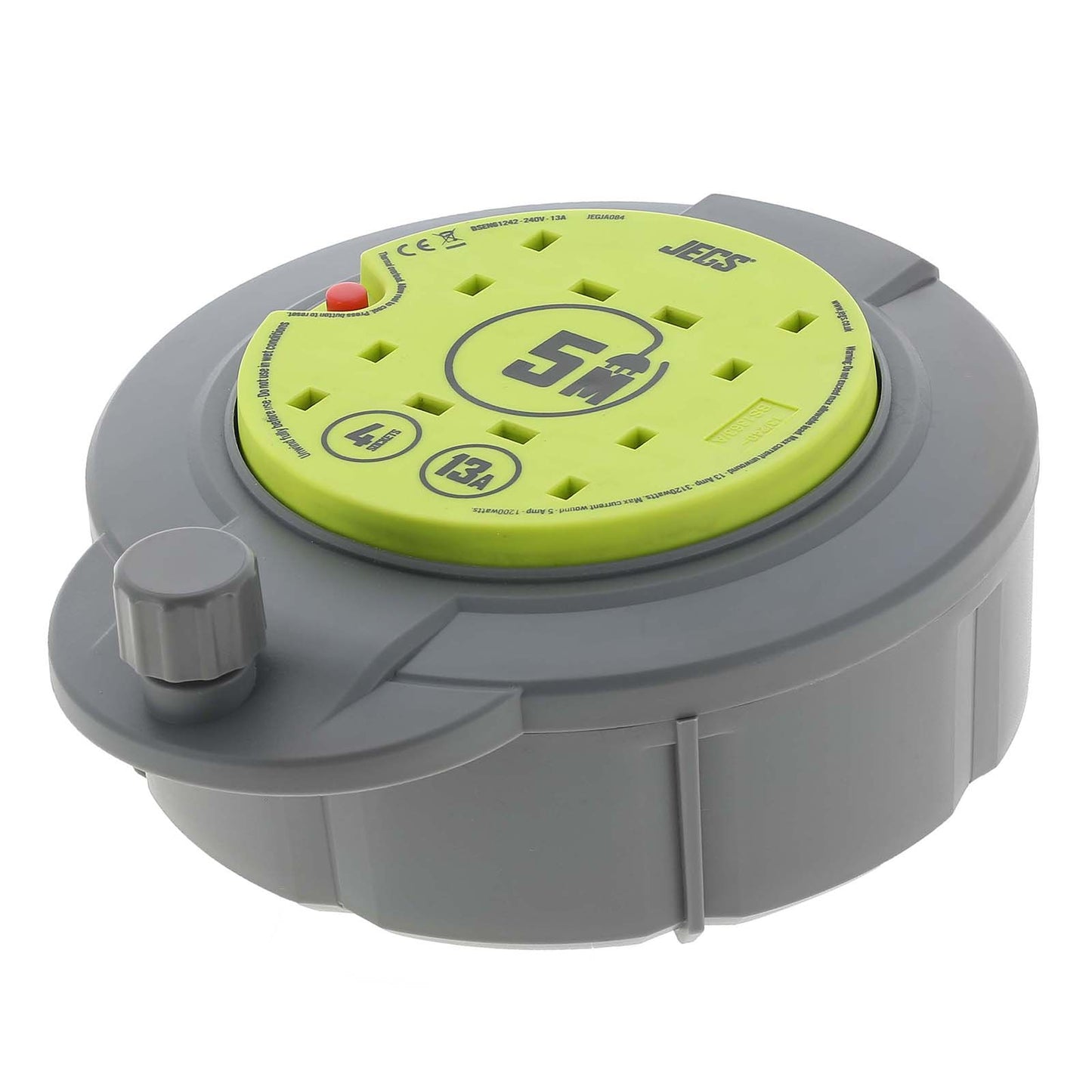 JEGS 5M 4 SOCKET 13A CABLE REEL