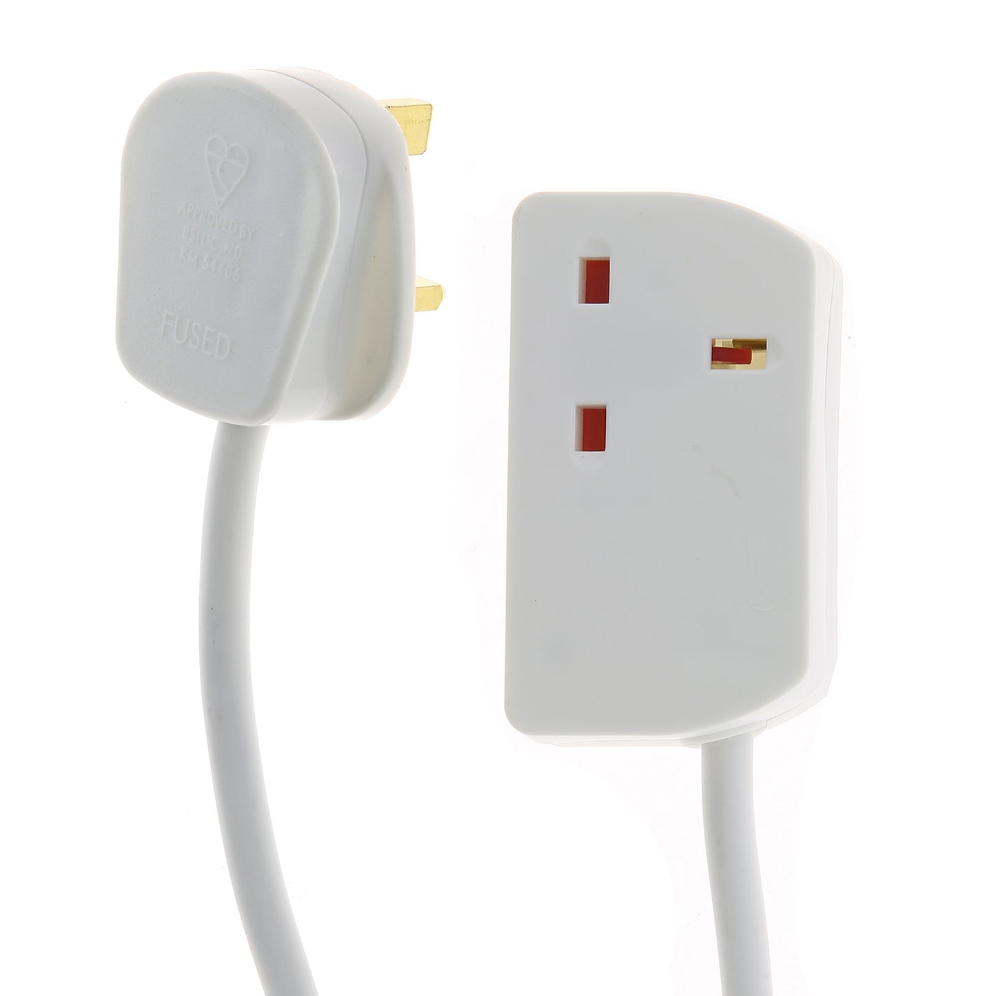 JEGS 1 GANG 1 METRE 13A EXTENSION LEAD