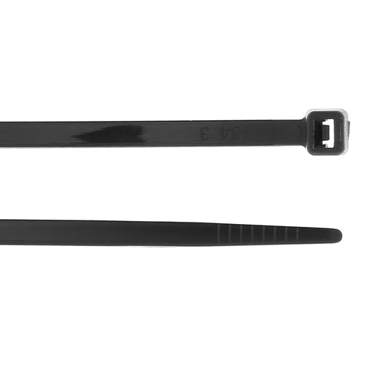 100 Pack 370MM X 4.8MM CABLE TIE BLACK